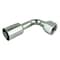 Truckair Fitting - Steel - Bl - Std -, Beadlock Standard, Config: Female Oring, Angle: 90 Degree, Material 08-6963BS - alternate 1